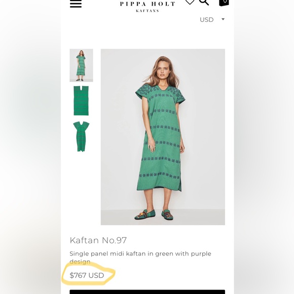 Pippa Holt Kaftan No. 97 - Picture 4 of 4